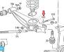 WV-251-413-097 Conical ring, Front shock bolt tapered ring/ Anneau conique de boulon d’amortisseur avant(EXCEPT SYNCRO)