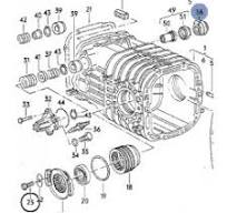 WV-020-301-261A Manual Transaxle Shift Rod Boot/Soufflet pour levier de vitesses   83-91