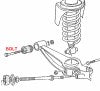 WV-N010-167-5 Bolts lower control arm and rear wishbone/ Boulons bras de commande inférieur et triangle arrière
