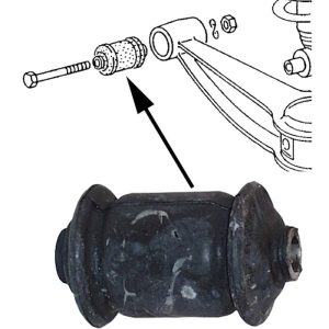 WV-251-407-183 Rubber mount for wishbone, lower, left/right