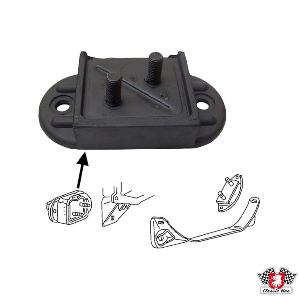 WV-211-301-265A Rubber mount. gearbox